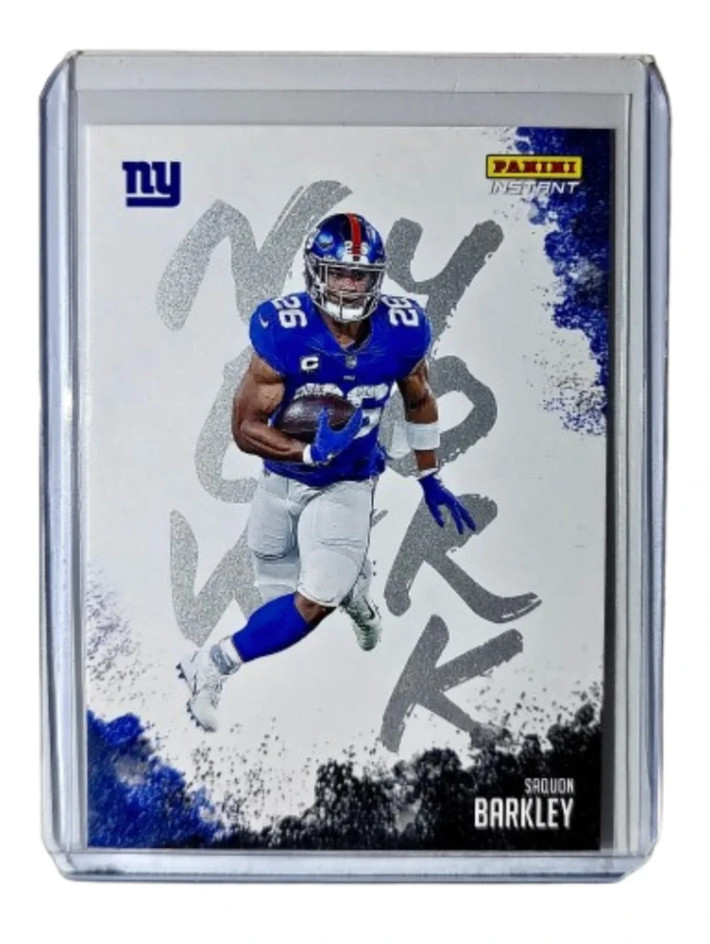 Saquon Barkley 2020 Panini NFL Instant My City #27 Football Card 1 of 1275